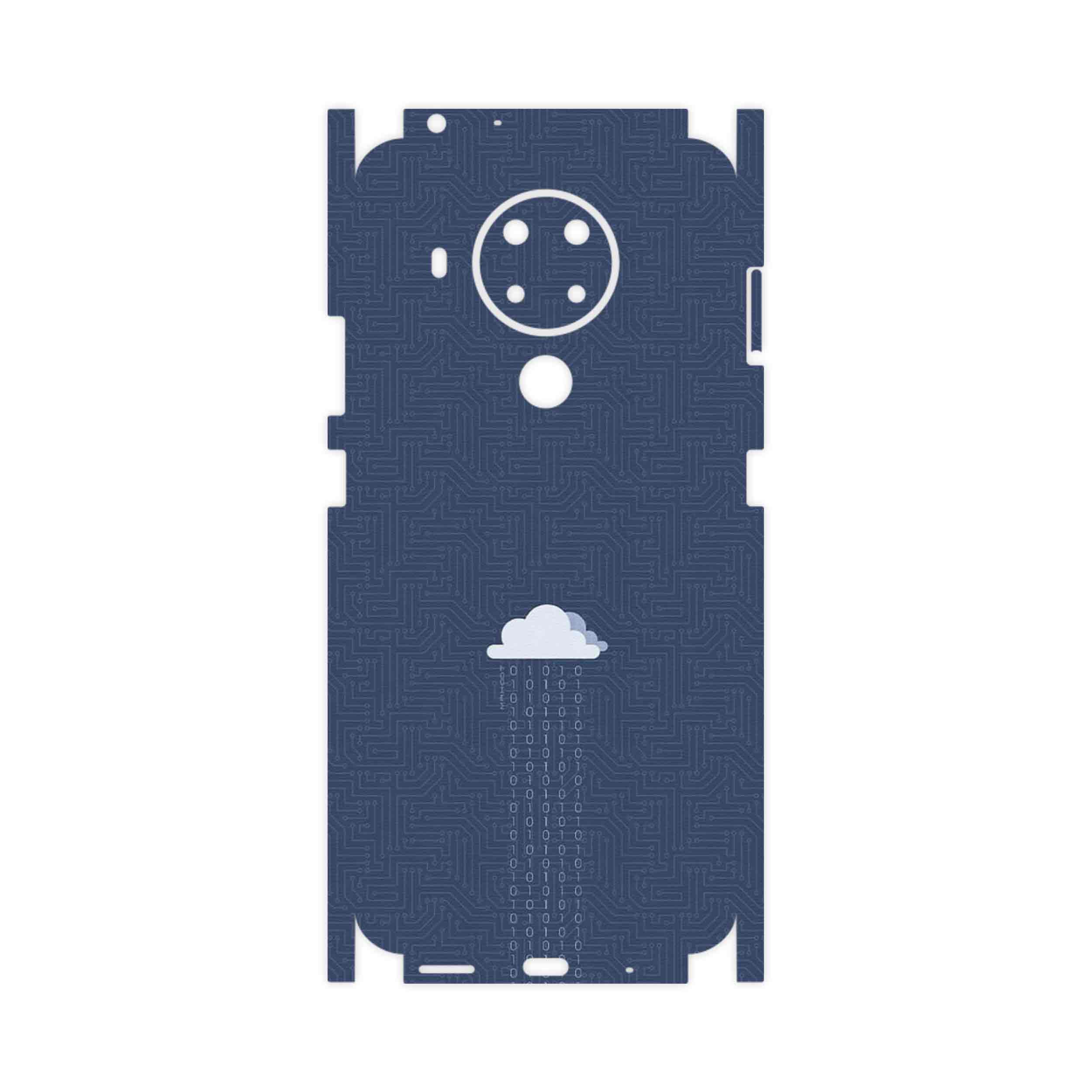 برچسب پوششی ماهوت مدل Minimal Data Cloud-FullSkin مناسب برای گوشی موبایل نوکیا 5.4
