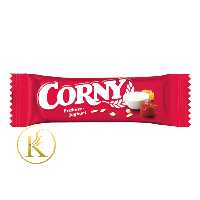 پروتئین بار رژیمی کورنی آلمان با طعم ماست و توت فرنگی (25 گرم) corny

