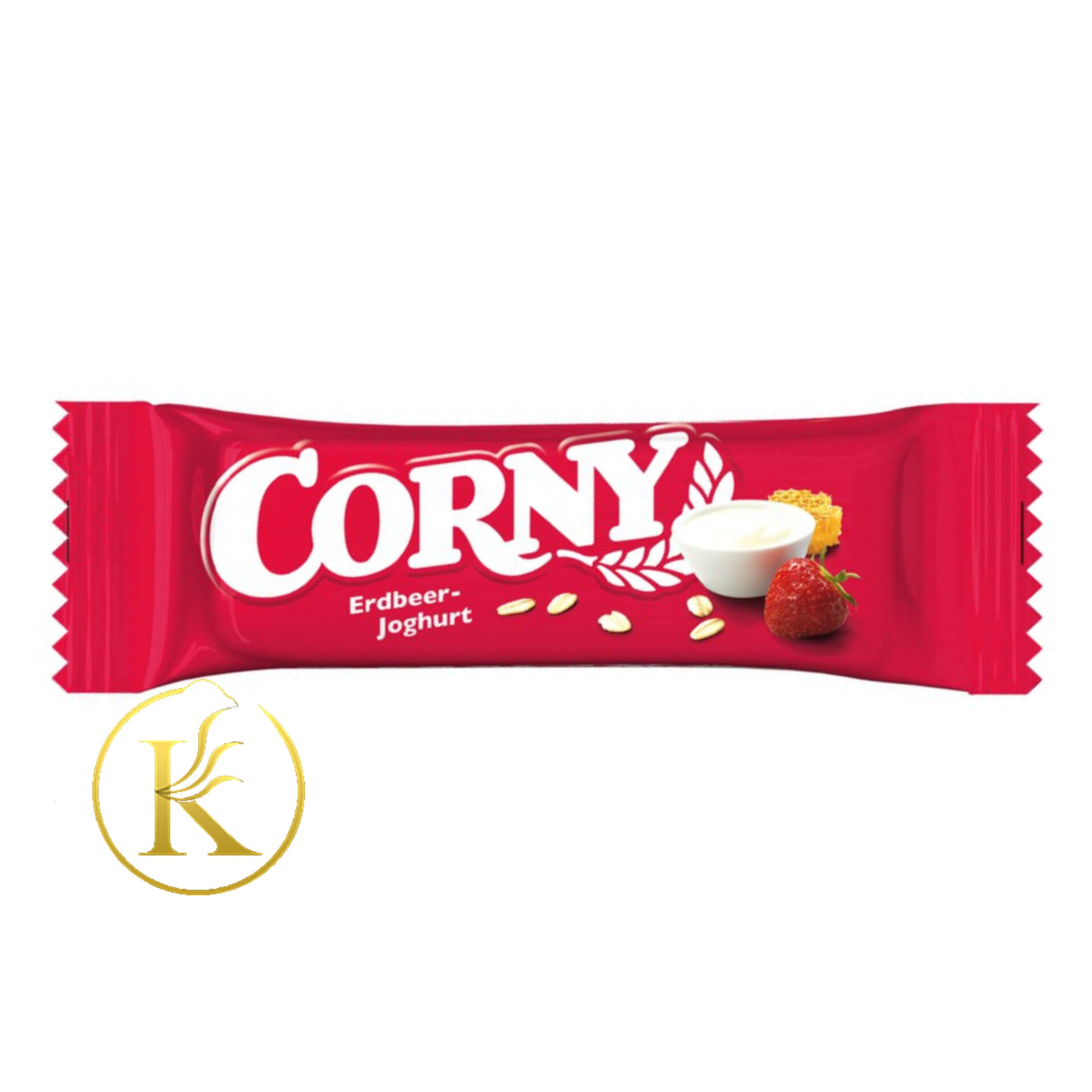پروتئین بار رژیمی کورنی آلمان با طعم ماست و توت فرنگی (25 گرم) corny

