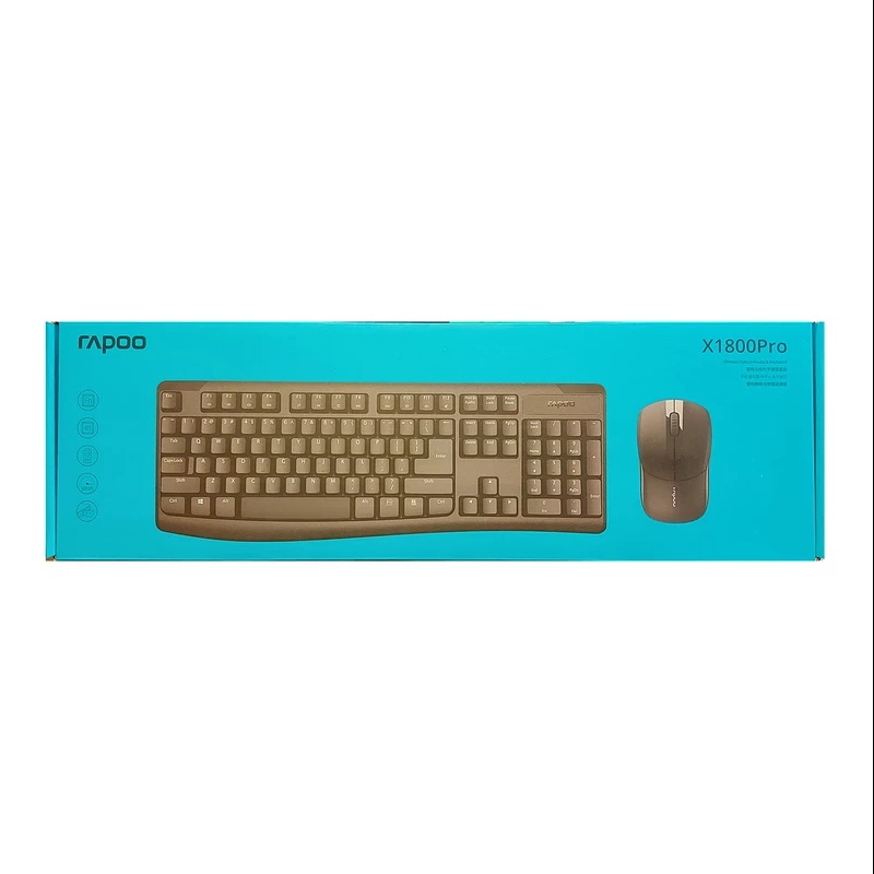 موس و کیبورد بی سیم رپو X1800 Pro