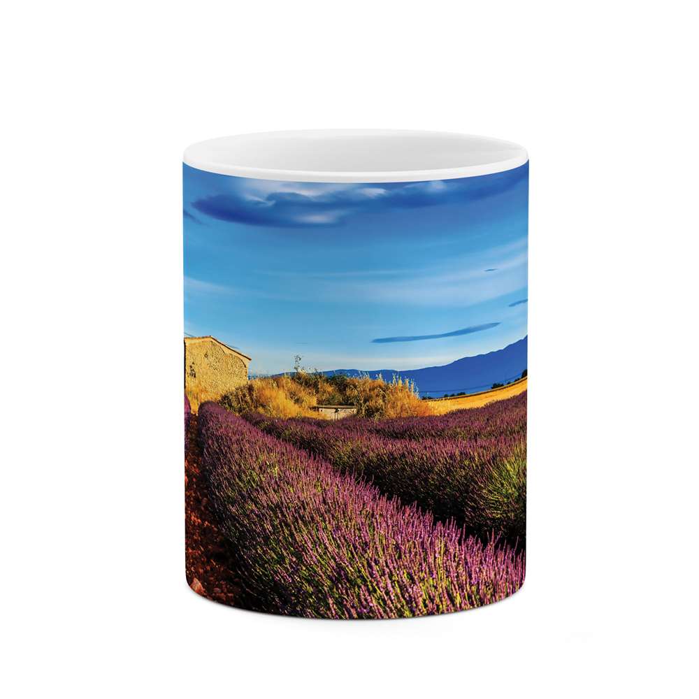 ماگ طرح مزرعه گل مدل mgs07376