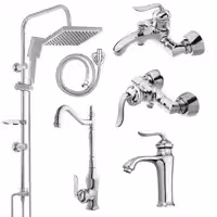 ست شیرآلات نایریکا مدل هلن کد 03 مجموعه 6 عددی