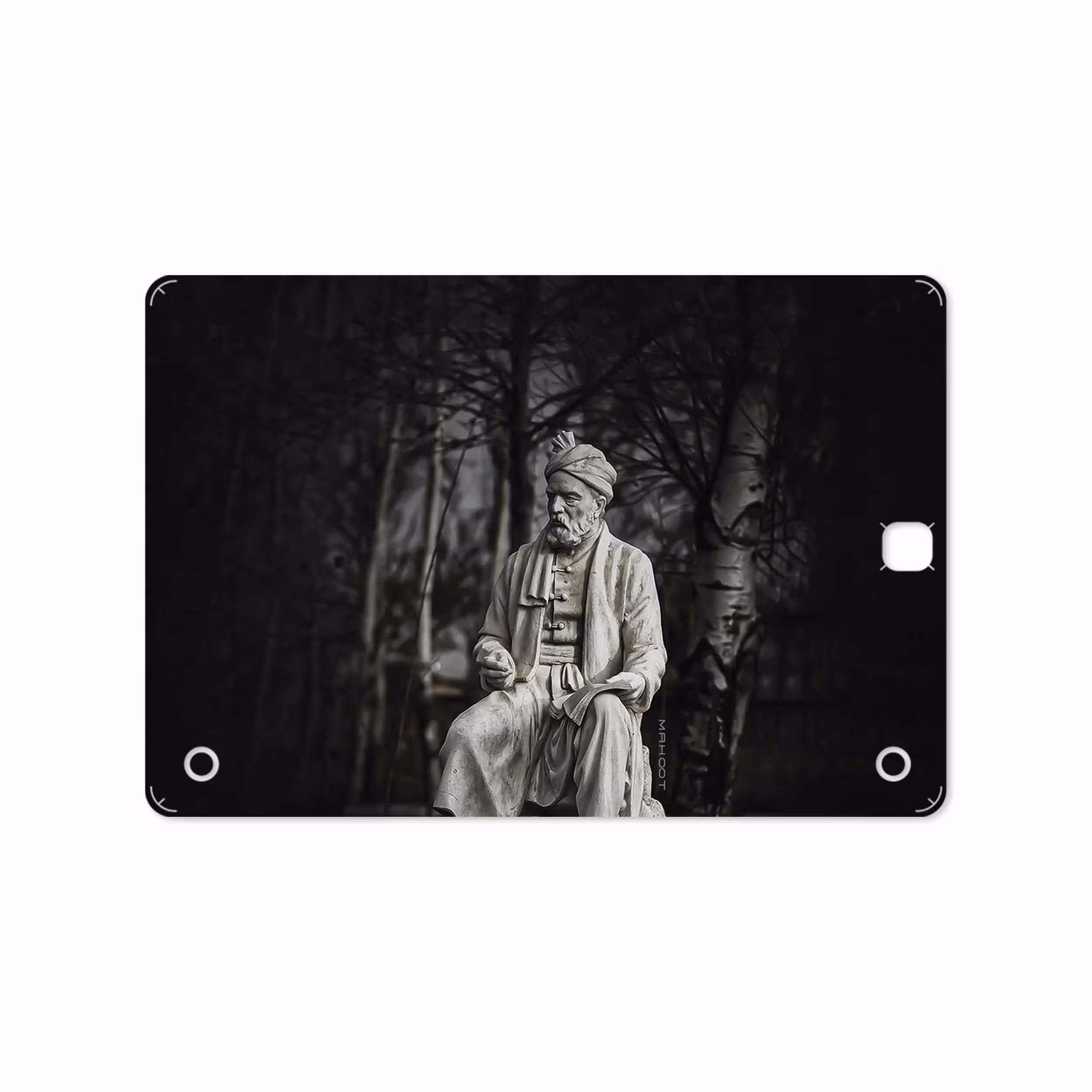 برچسب پوششی ماهوت مدل Ferdowsi-Logo مناسب برای تبلت سامسونگ Galaxy Tab A 9.7 2015 T555