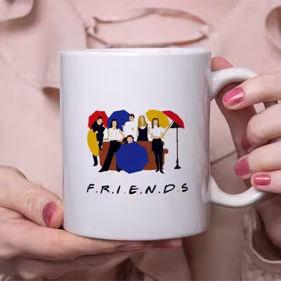 ماگ طرح friends مدل عرفان