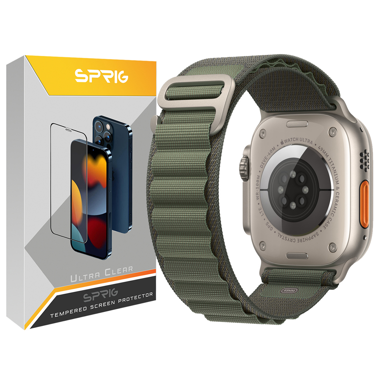 بند اسپریگ مدل Loop Alpine مناسب برای ساعت هوشمند الترا N8 Ultra plus