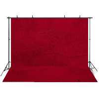 فون بک گراند قرمز مخمل 3x5m