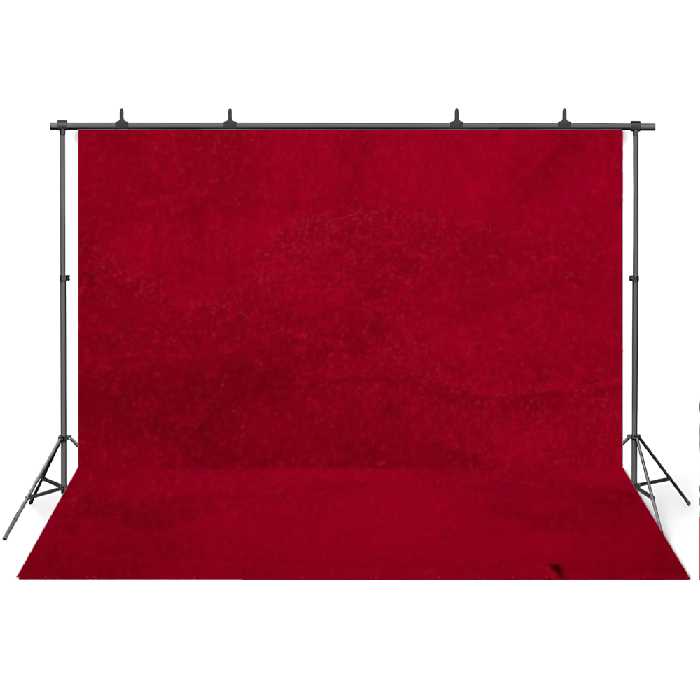 فون بک گراند قرمز مخمل 3x5m