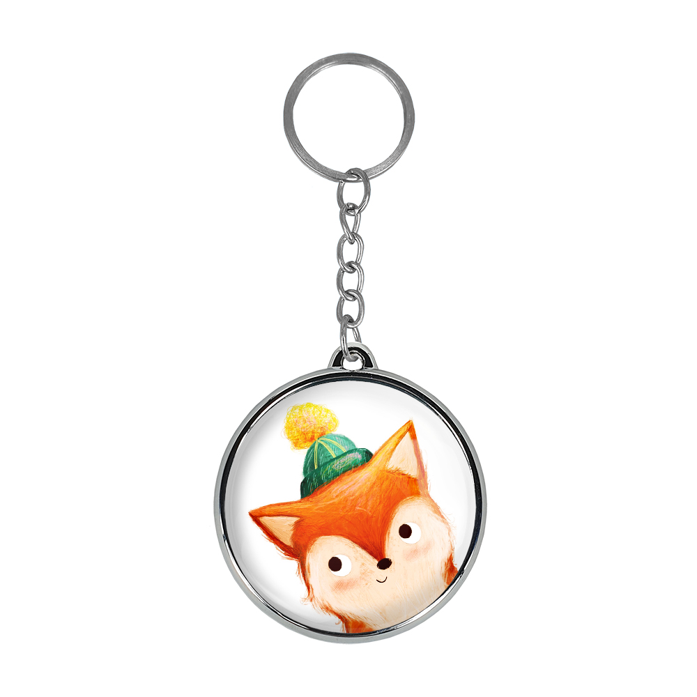 جاکلیدی خندالو طرح روباه مدل دوطرفه کد 52425051