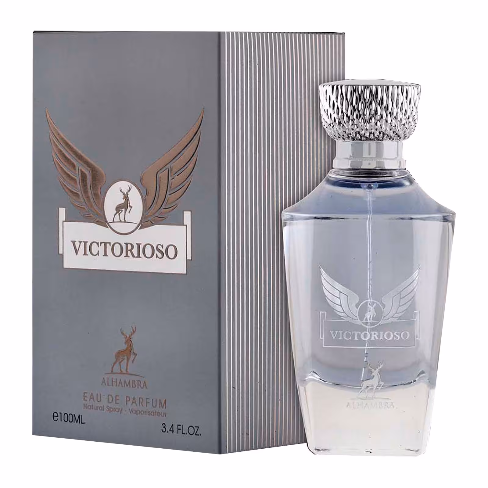 ادو پرفیوم مردانه الحمبرا مدل Victorioso حجم 100 میلی لیتر