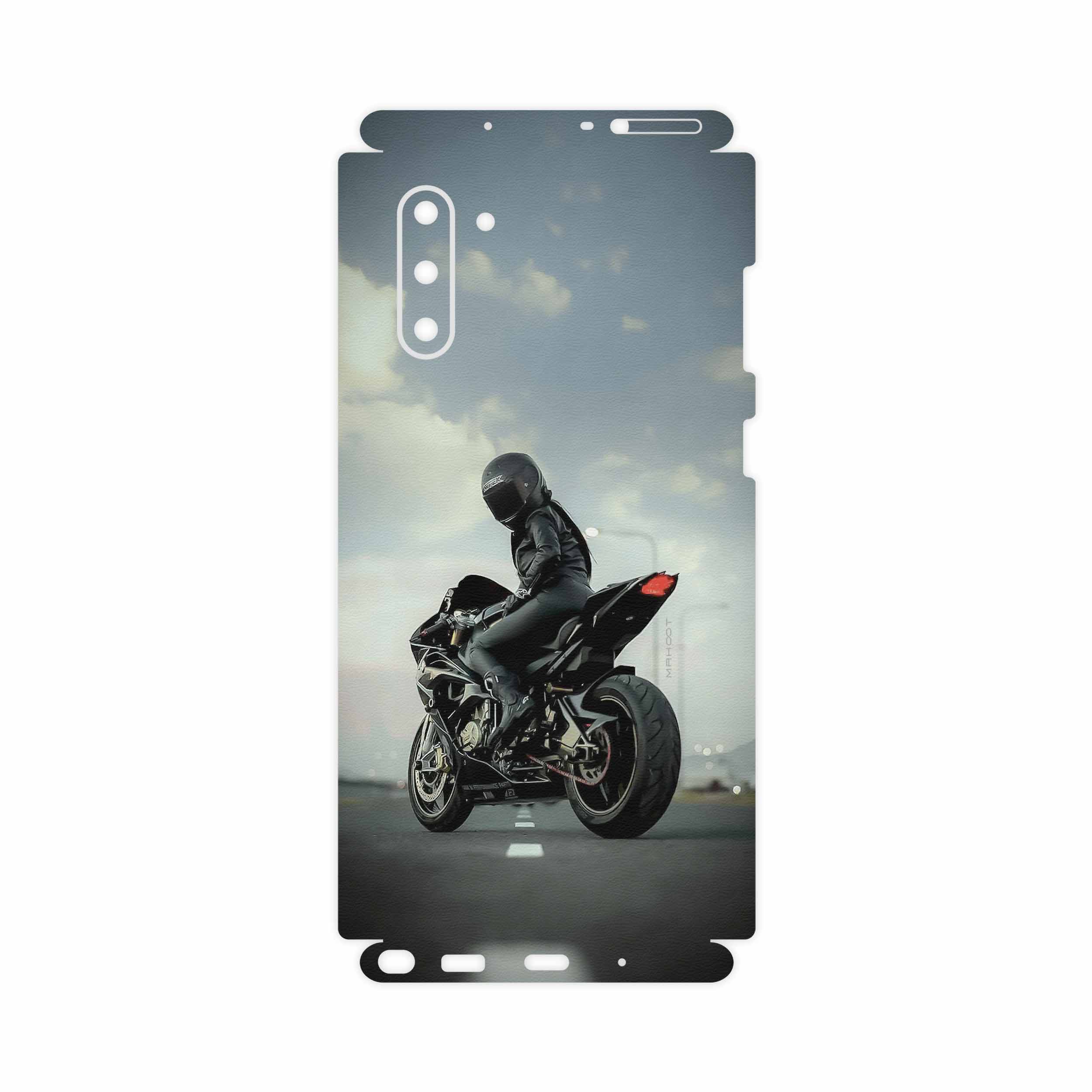 برچسب پوششی ماهوت مدل Motorcycling-FullSkin مناسب برای گوشی موبایل سامسونگ Galaxy Note 10