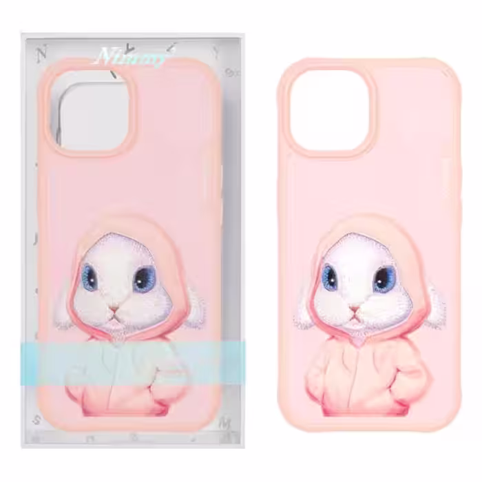 قاب گوشی موبایل نیمی مدل Rabbit گلدوزی برجسته
