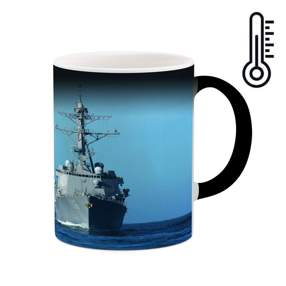 ماگ حرارتی طرح ناو جنگی  مدل mgph11053