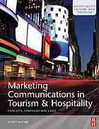 خرید و دانلود نسخه کامل کتاب Marketing communications in tourism and hospitality : concepts, strategies and cases - PDF