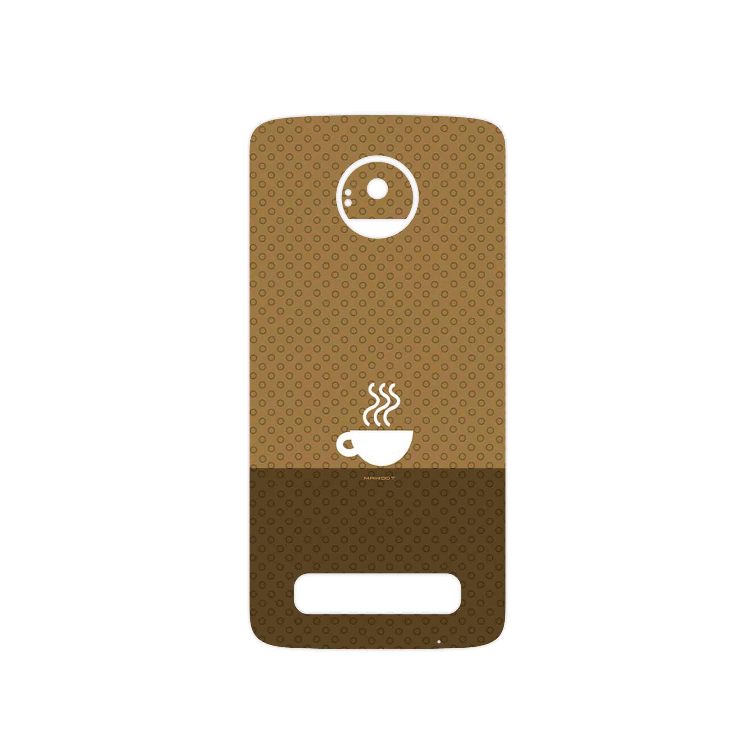 برچسب پوششی ماهوت مدل Minimal Cup of Coffee Icon مناسب برای گوشی موبایل موتورولا Moto Z