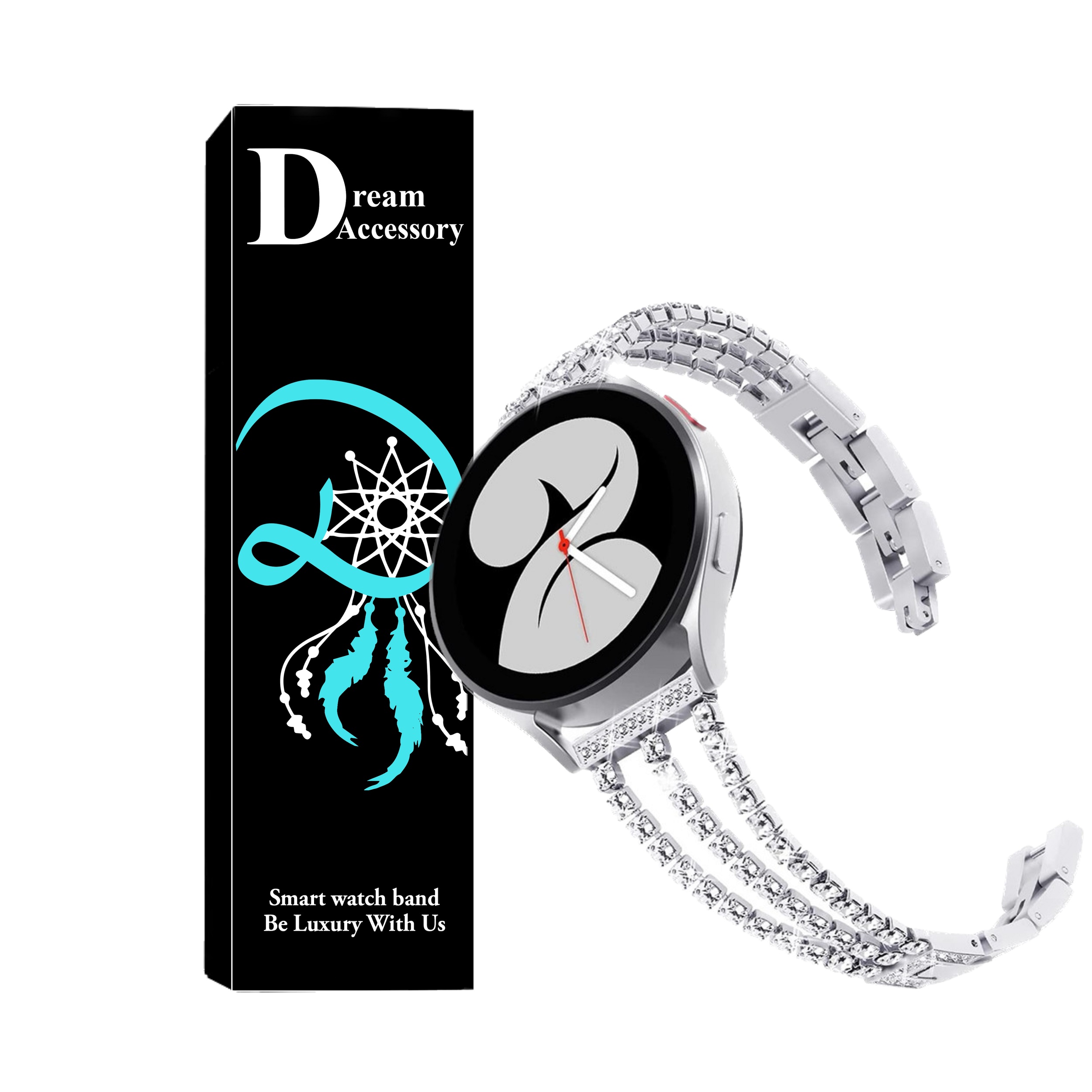 بند دریم مدل Diamond مناسب برای ساعت هوشمند آمازفیت GTS 2 mini