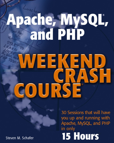 خرید و دانلود نسخه کامل کتاب Apache, MySQL, and PHP weekend crash course