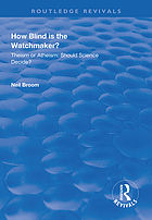 خرید و دانلود نسخه کامل کتاب How blind is the watchmaker? : theism or atheism : should science decide? - Pdf