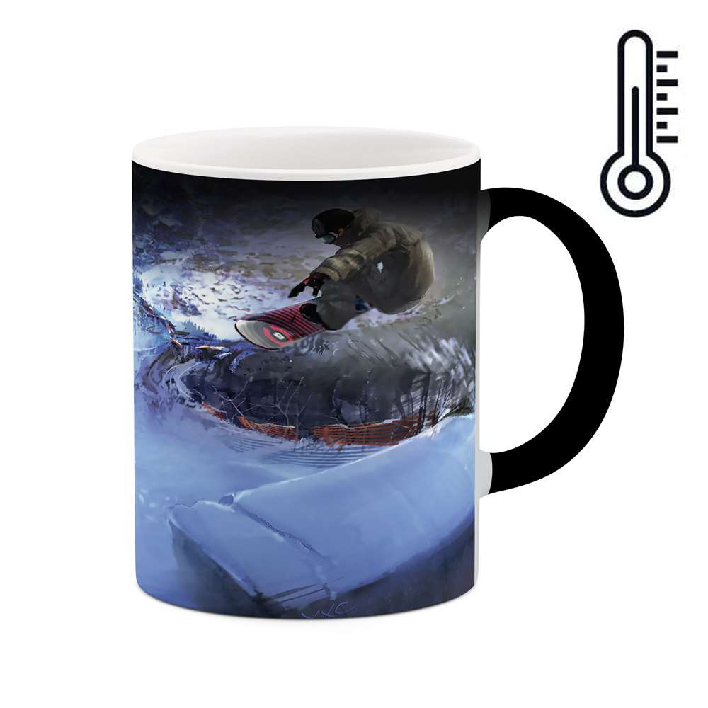 ماگ حرارتی طرح اسکی روی برف مدل mgh02603