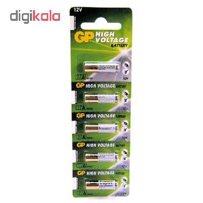 باتری 27A جی پی مدل Super Alkaline بسته 5 عددی
