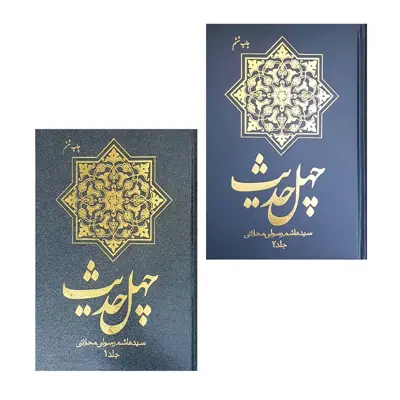 کتاب چهل حدیث اثر سید هاشم رسولی محلاتی انتشارات دفتر فرهنگ اسلامی 2 جلدی