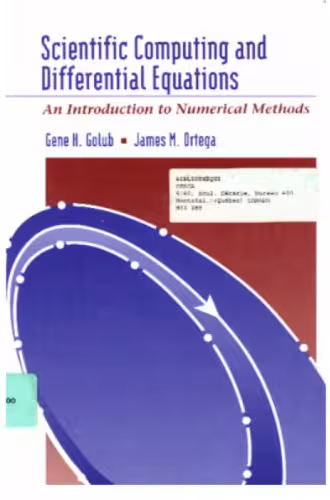 خرید و دانلود نسخه کامل کتاب Scientific Computing and Differential Equations