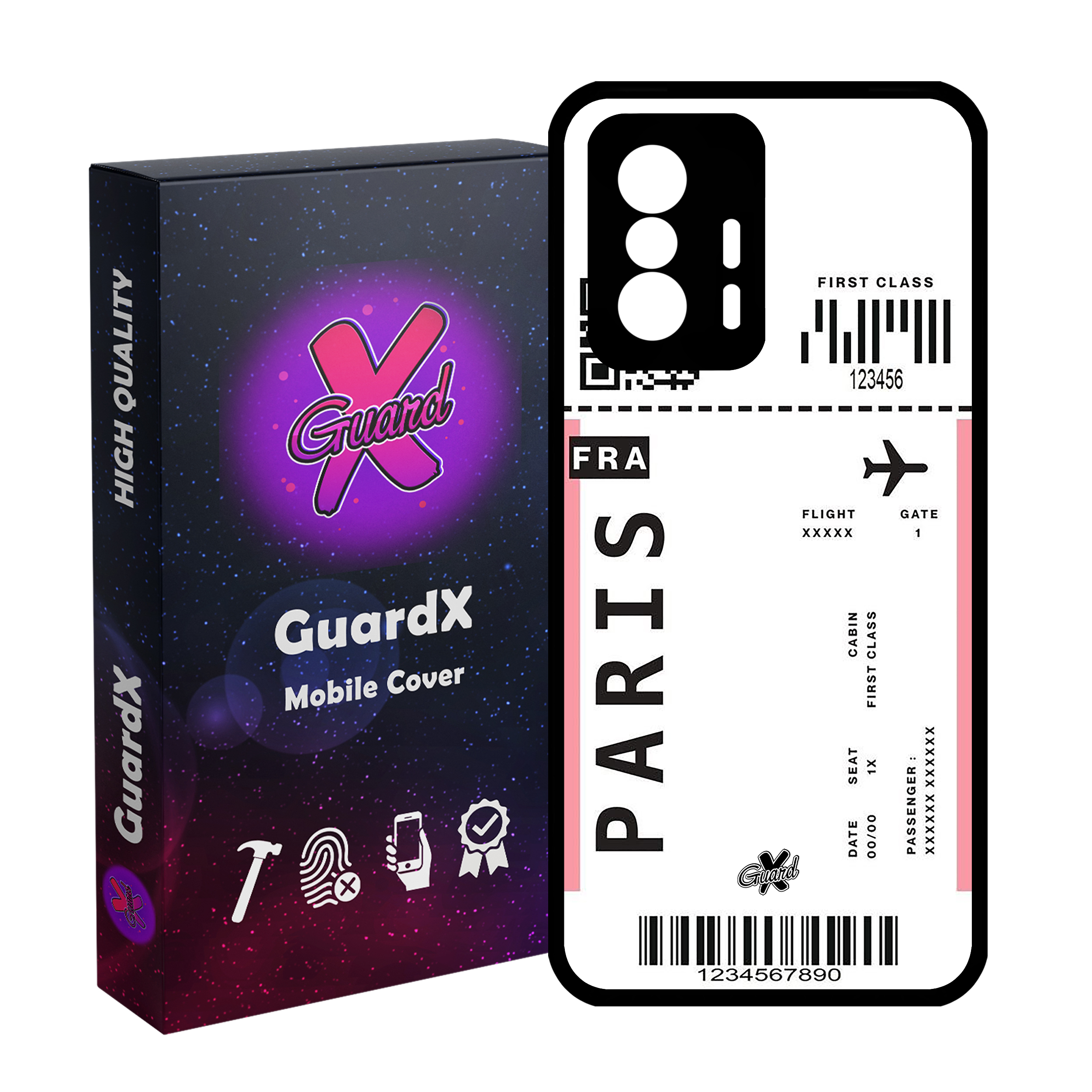 کاور گارد ایکس طرح پاریس مدل Glass10526 مناسب برای گوشی موبایل شیائومی 11T Pro / 11T