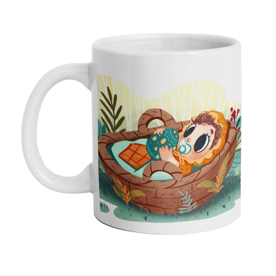 ماگ طرح کودک سبد مدل M848