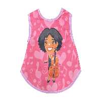 پیشبند نوزادی حلقه ای پشت حوله ای گیتاریست