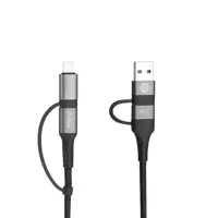 کابل تبدیل USB / USB-C به لایتنینگ / USB-C پرووان مدل PCC395PD طول 1 متر