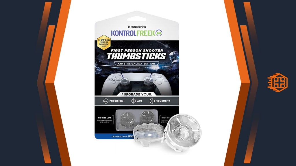 کاور آنالوگ کنترلر KontrolFreek مخصوص پلی استیشن – طرح Crystal White