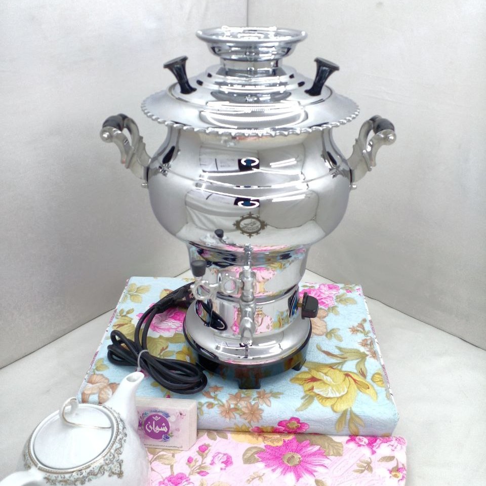 سماور برقی سیلور  عالی نسب- 7 لیتری

