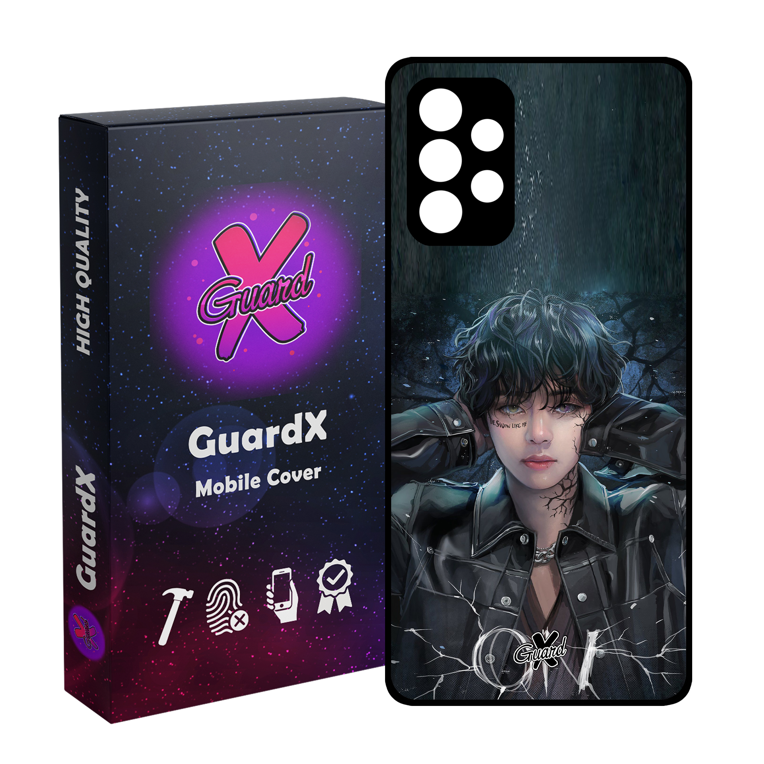 کاور گارد ایکس طرح Girl مدل Glass10375 مناسب برای گوشی موبایل سامسونگ Galaxy A13 4G