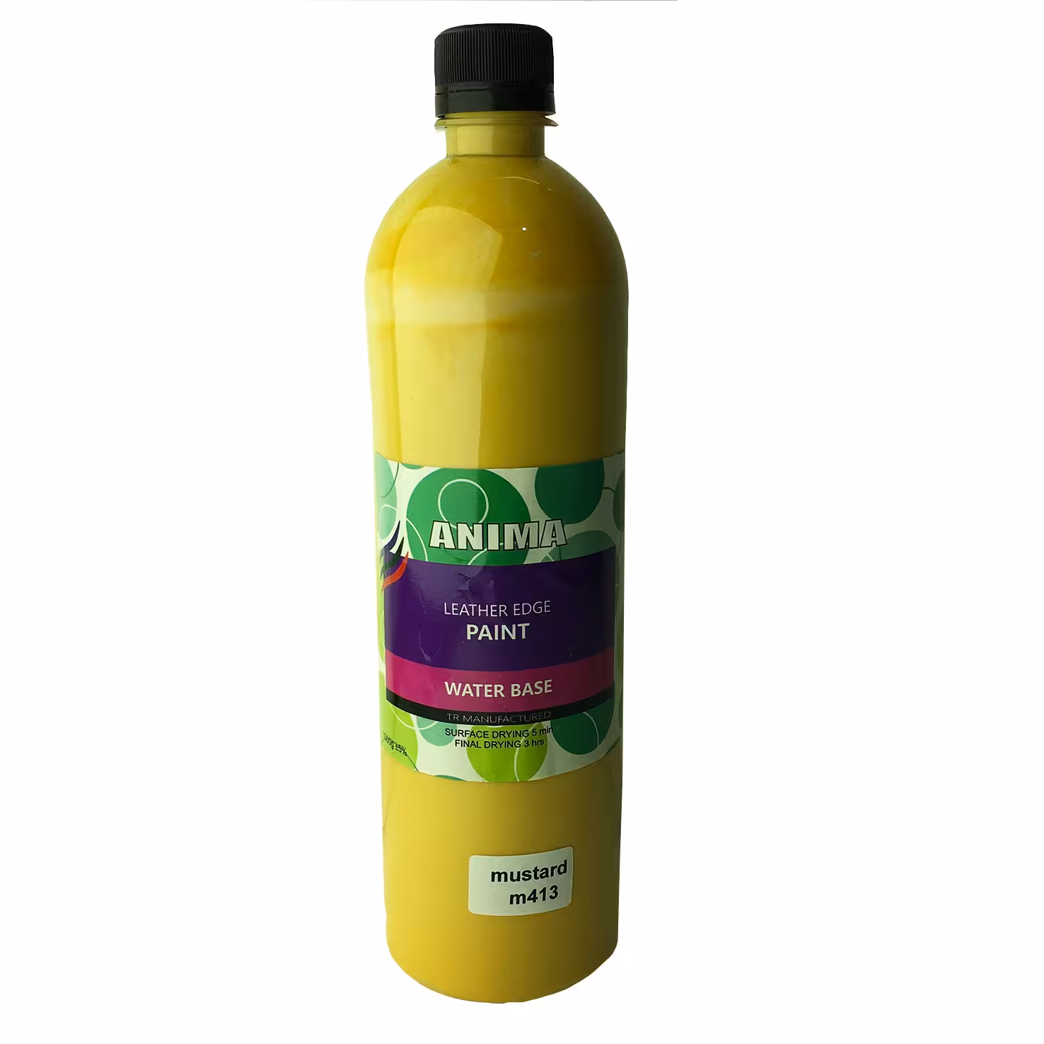 رنگ خردلی لبه چرم آنیما کد M413 وزن 1000 گرم