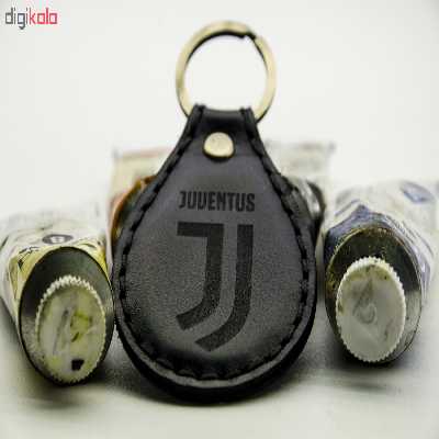 جاکلیدی چرمینه اسپرت طرح یوونتوس کد 4003