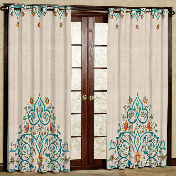 پرده مدل مخمل پانچی کد 5950 سایز 280x140 سانتی متر