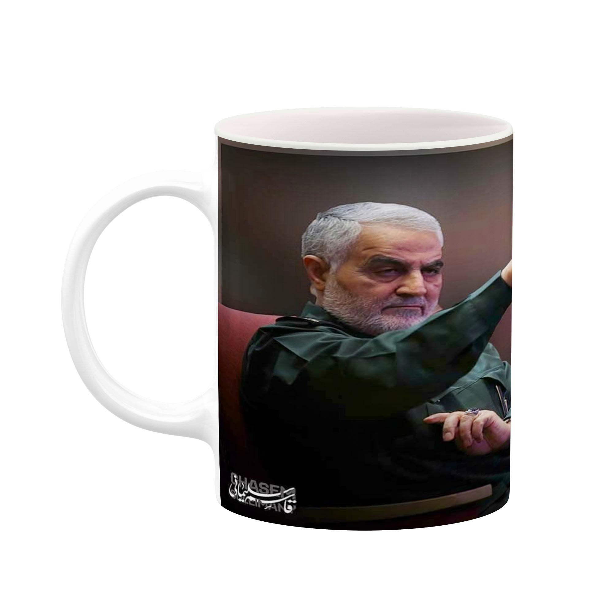 ماگ طرح سردار شهید حاج قاسم سلیمانی  مدل mgp11714