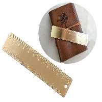 خط کش 12 سانتی متری برنجی Brass ruler scale ruler 12 cm