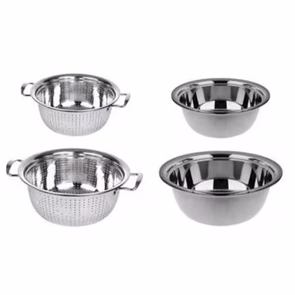 ست آبکش و لگن کد SH2028 مجموعه 4 عددی