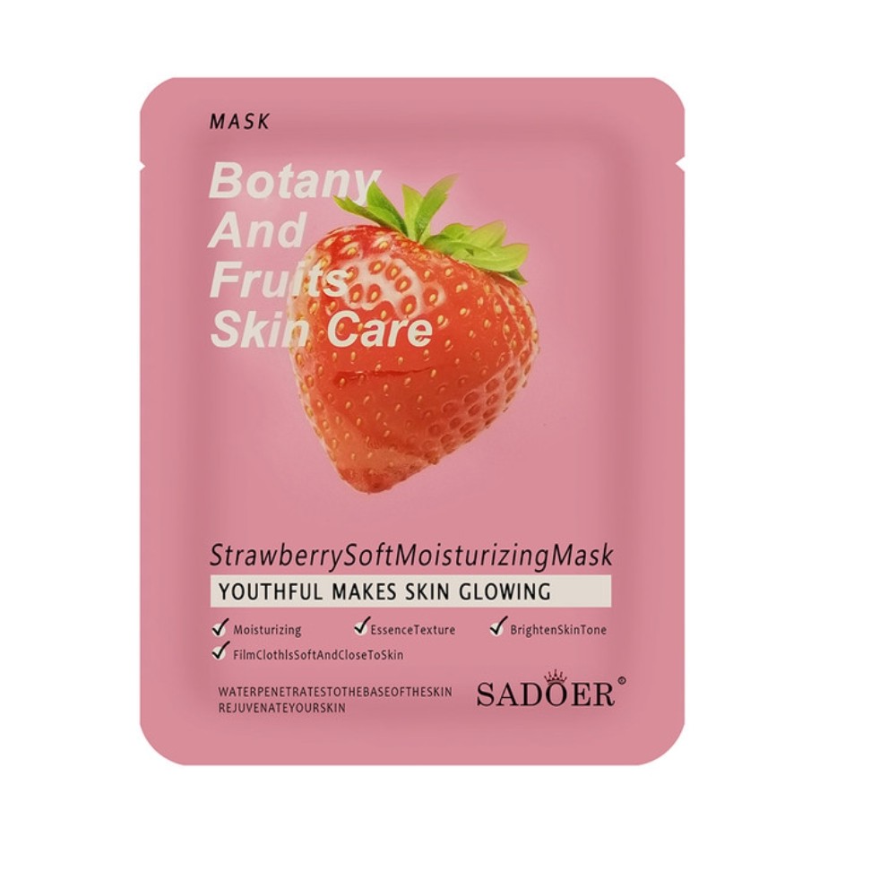 ماسک صورت سادور مدل Strawberry حجم 25 میلی لیتر