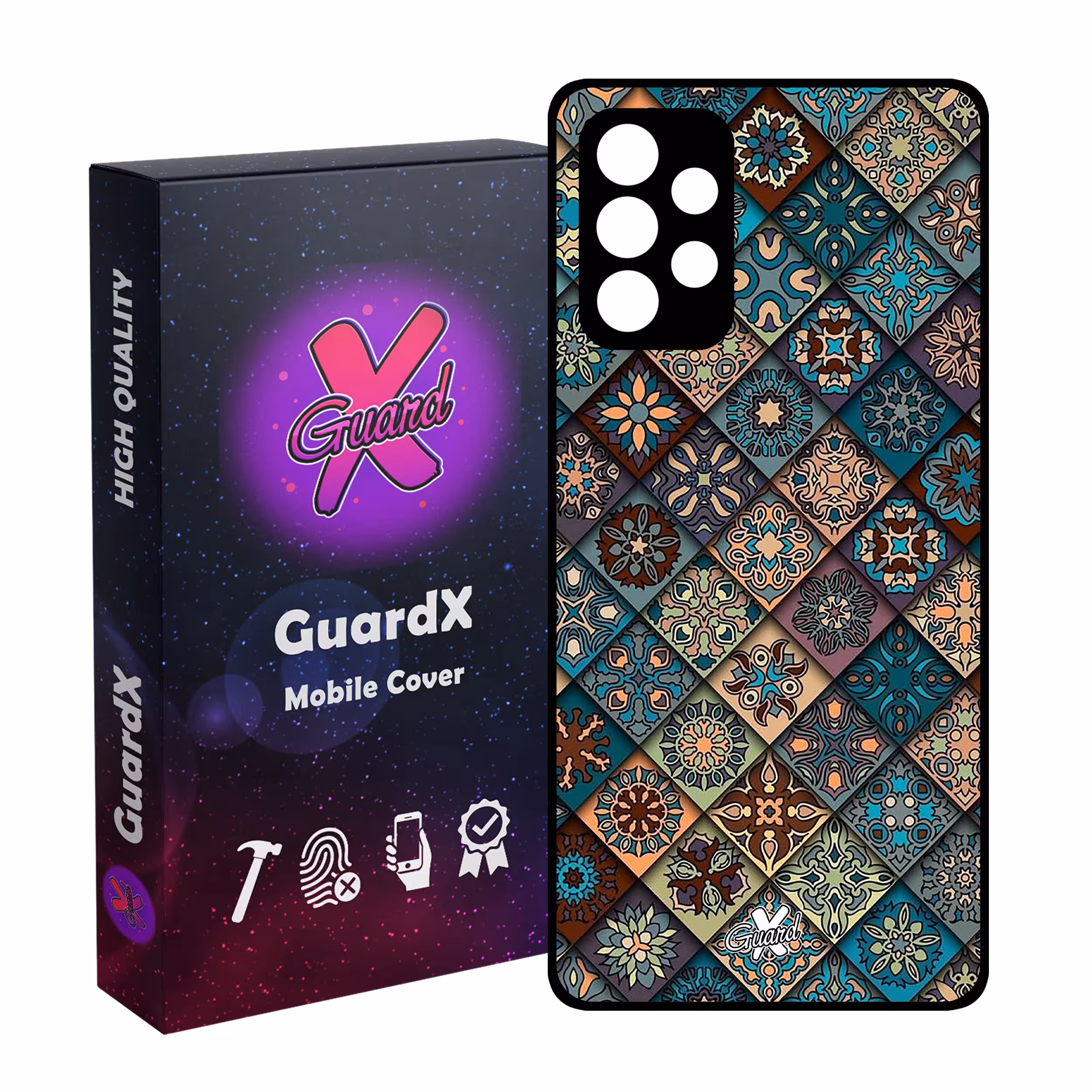 کاور گارد ایکس طرح Tile مدل Glass10093 مناسب برای گوشی موبایل سامسونگ Galaxy A52s
