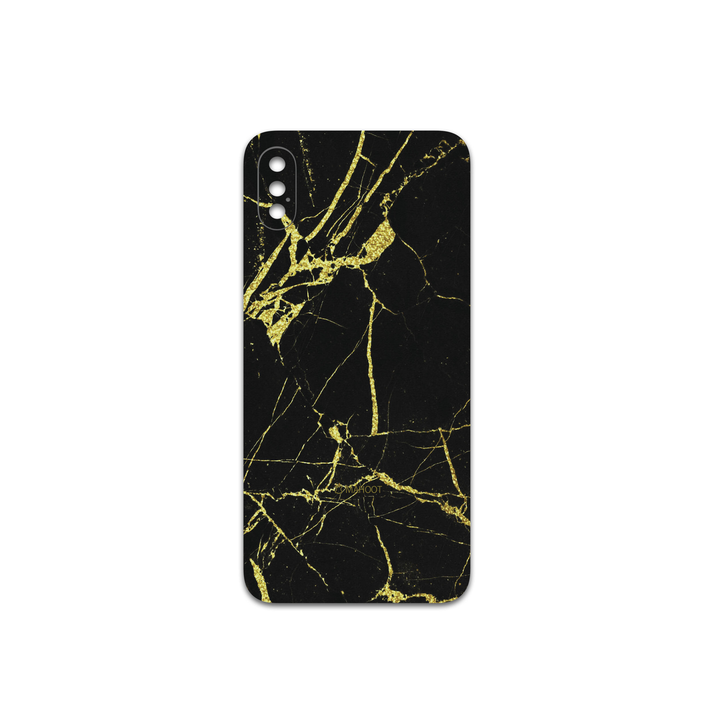 برچسب پوششی ماهوت مدل Graphite-Gold-Marble مناسب برای گوشی موبایل اپل iPhone XS