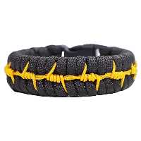 دستبند مدل بافت سیم خاردار