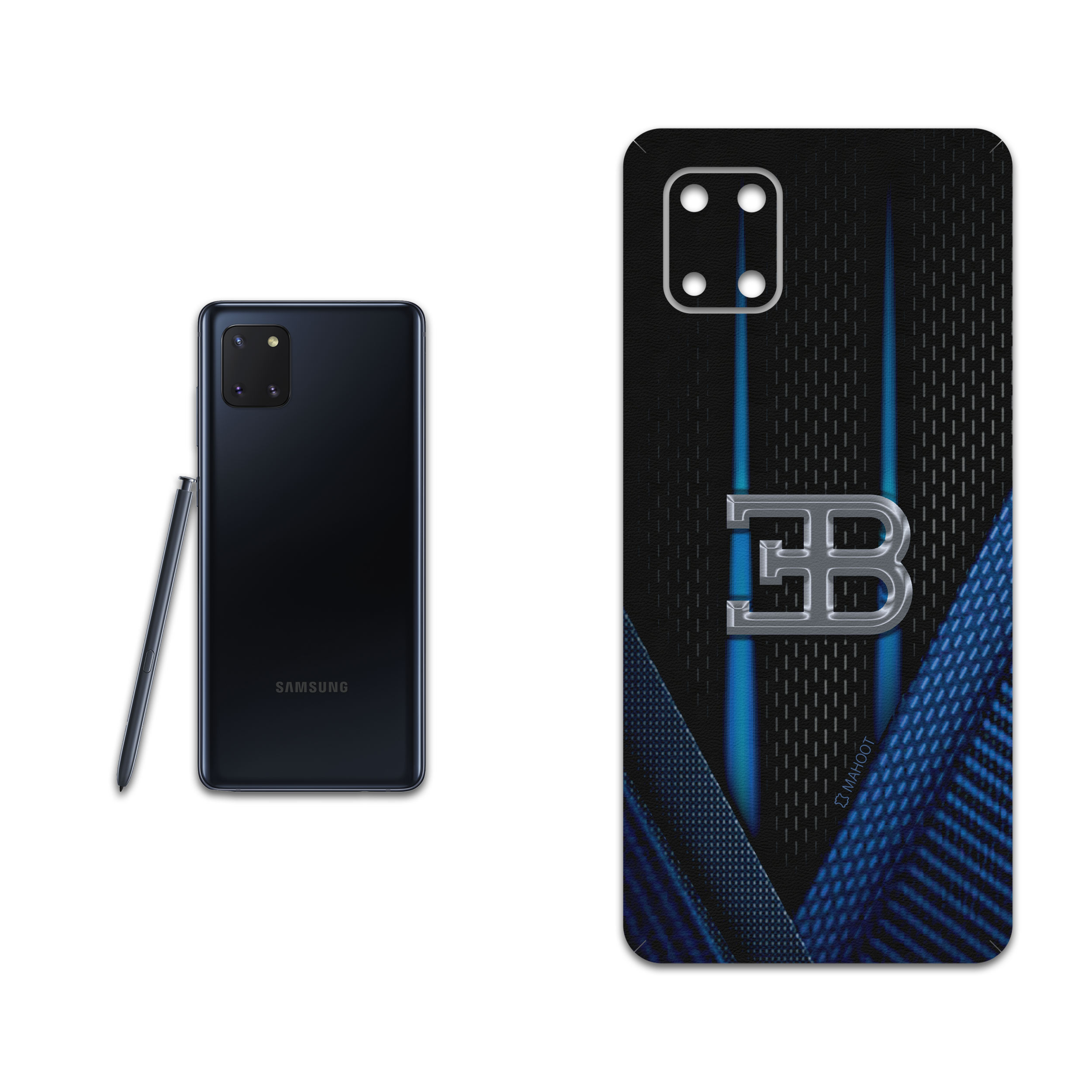 برچسب پوششی ماهوت مدل BUGATTI مناسب برای گوشی موبایل سامسونگ Galaxy Note 10 Lite