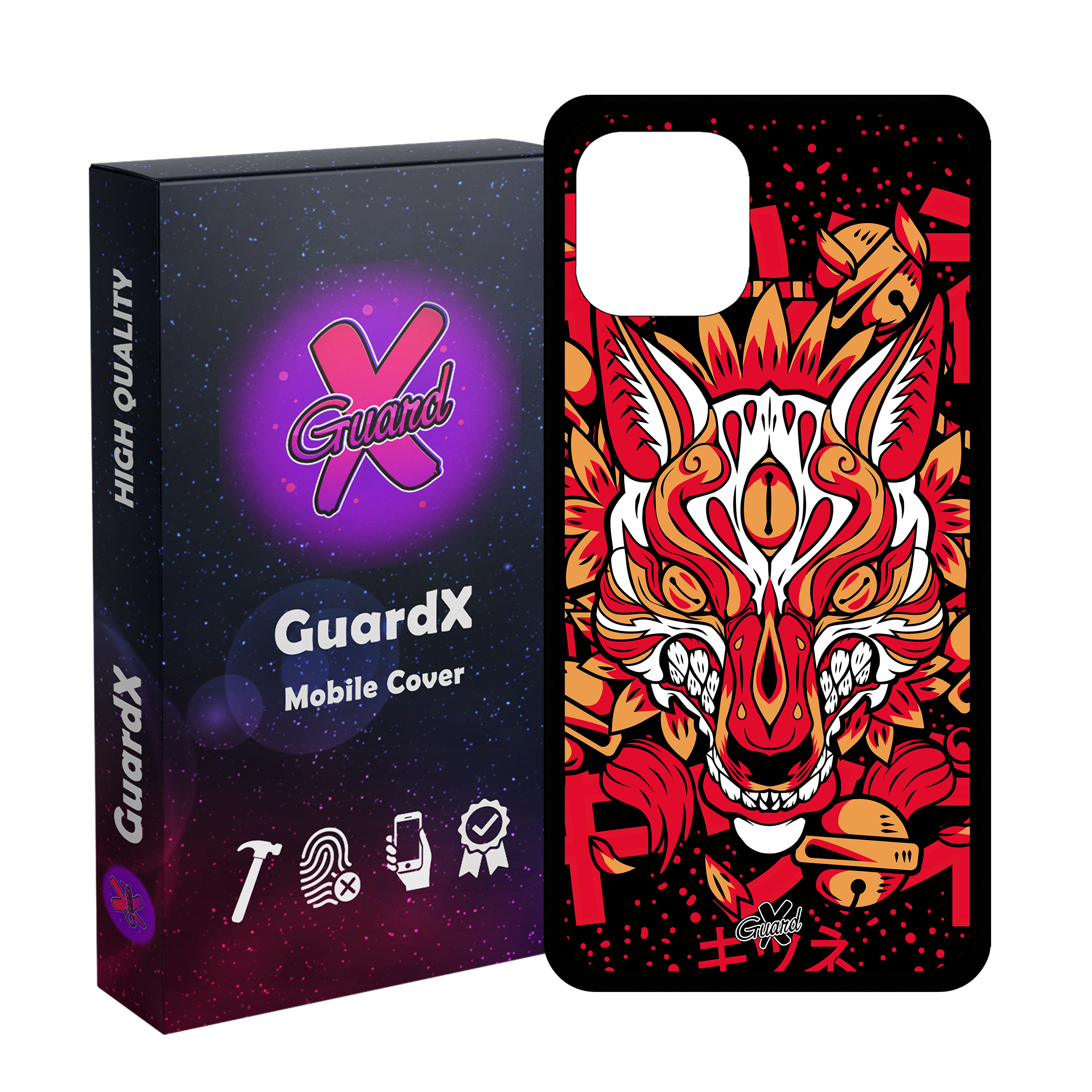 کاور گارد ایکس طرح گرگ مدل Glass10530 مناسب برای گوشی موبایل اپل iPhone 11 Pro