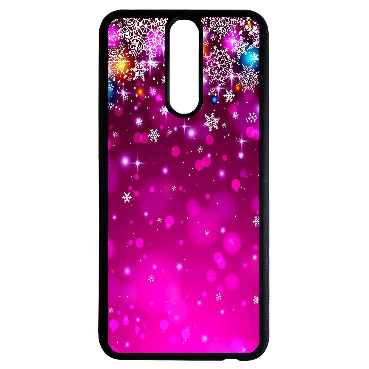 کاور طرح برف بنفش کد 9775 مناسب برای گوشی موبایل هوآوی mate 10 lite