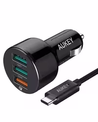 شارژر فندکی فست شارژ آکی Aukey CC-T11