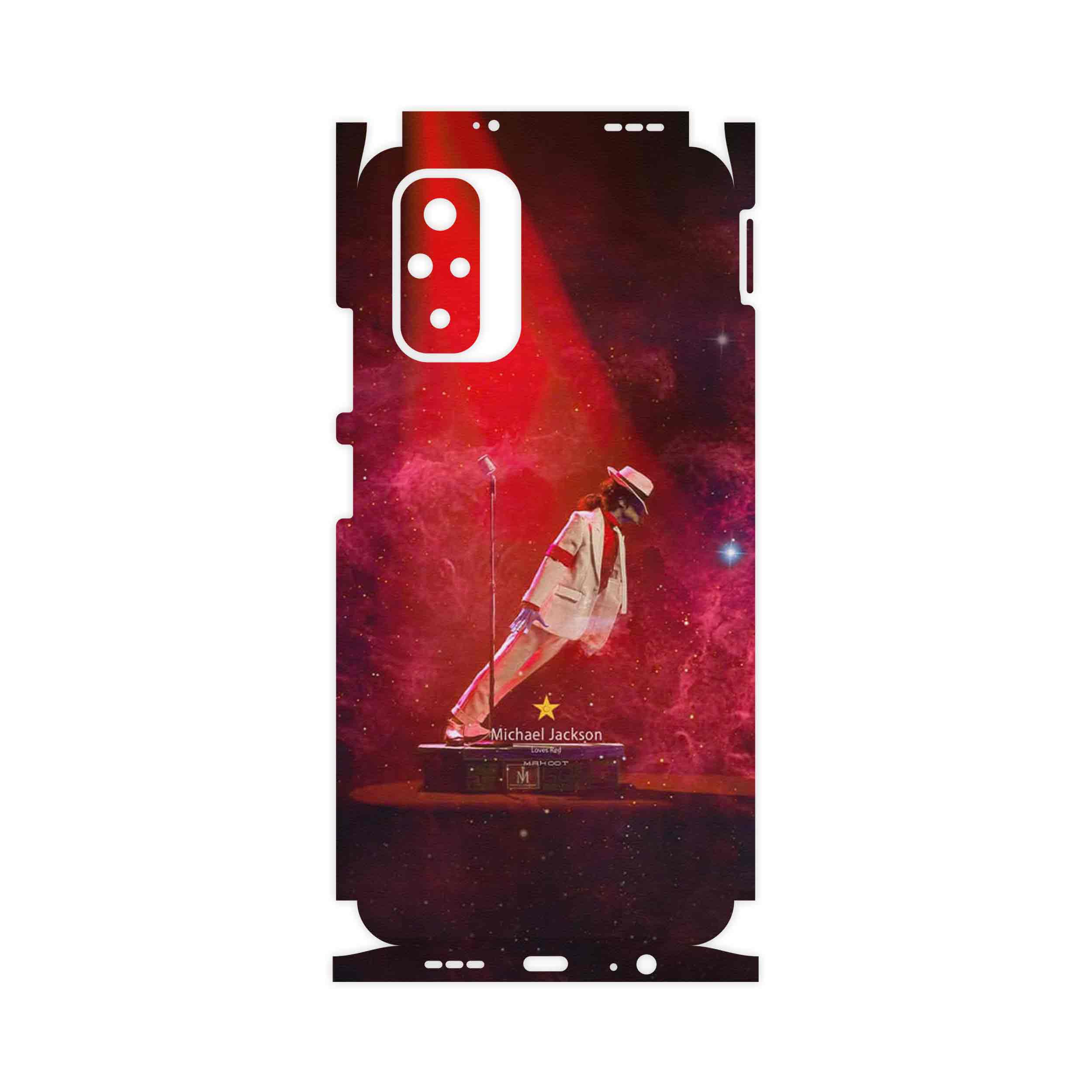 برچسب پوششی ماهوت مدل Michael Jackson-FullSkin مناسب برای گوشی موبایل شیائومی Redmi Note 10s