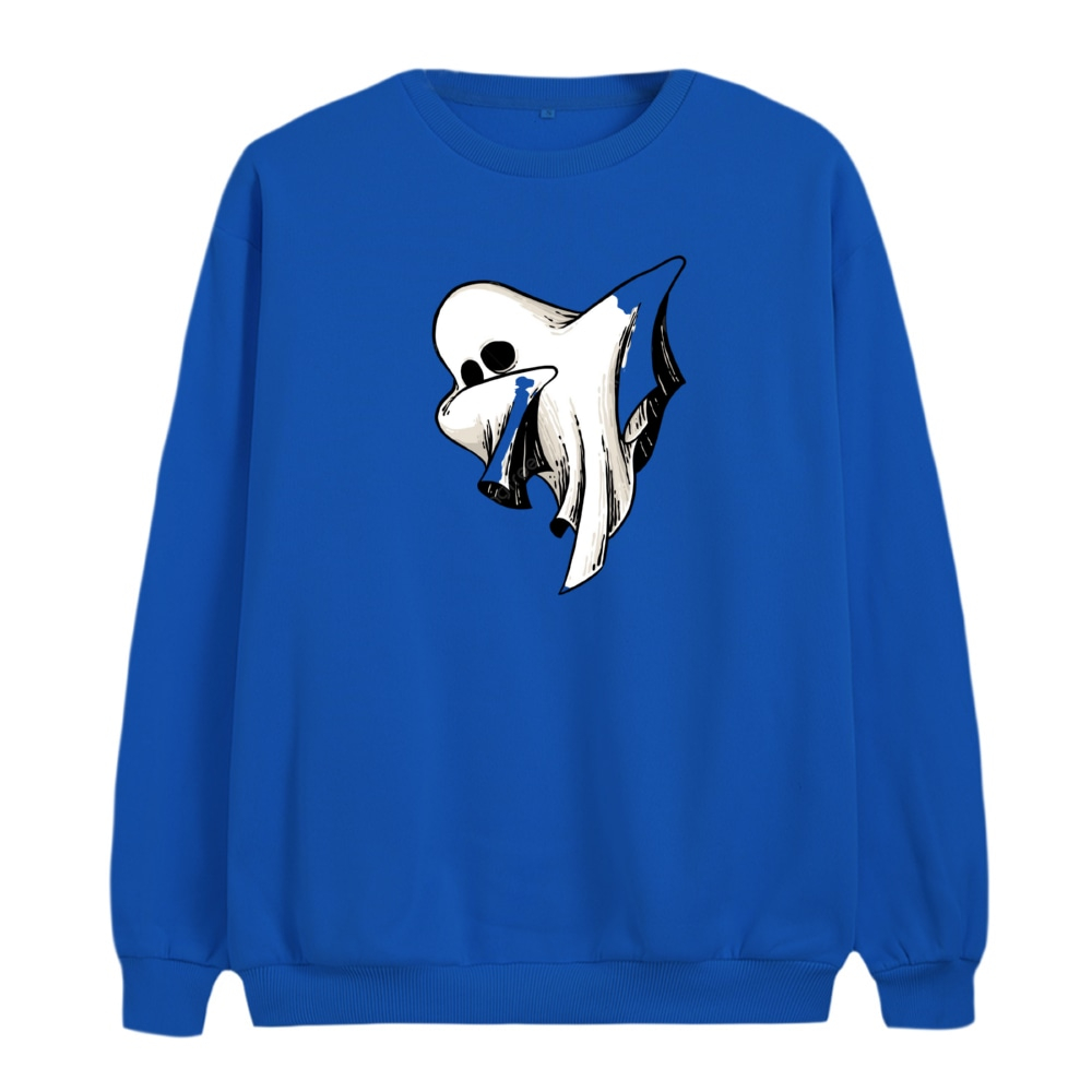 سویشرت زنانه مدل روح رنگ آبی