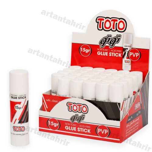 چسب ماتیکی 15گرم توتو 30عددی