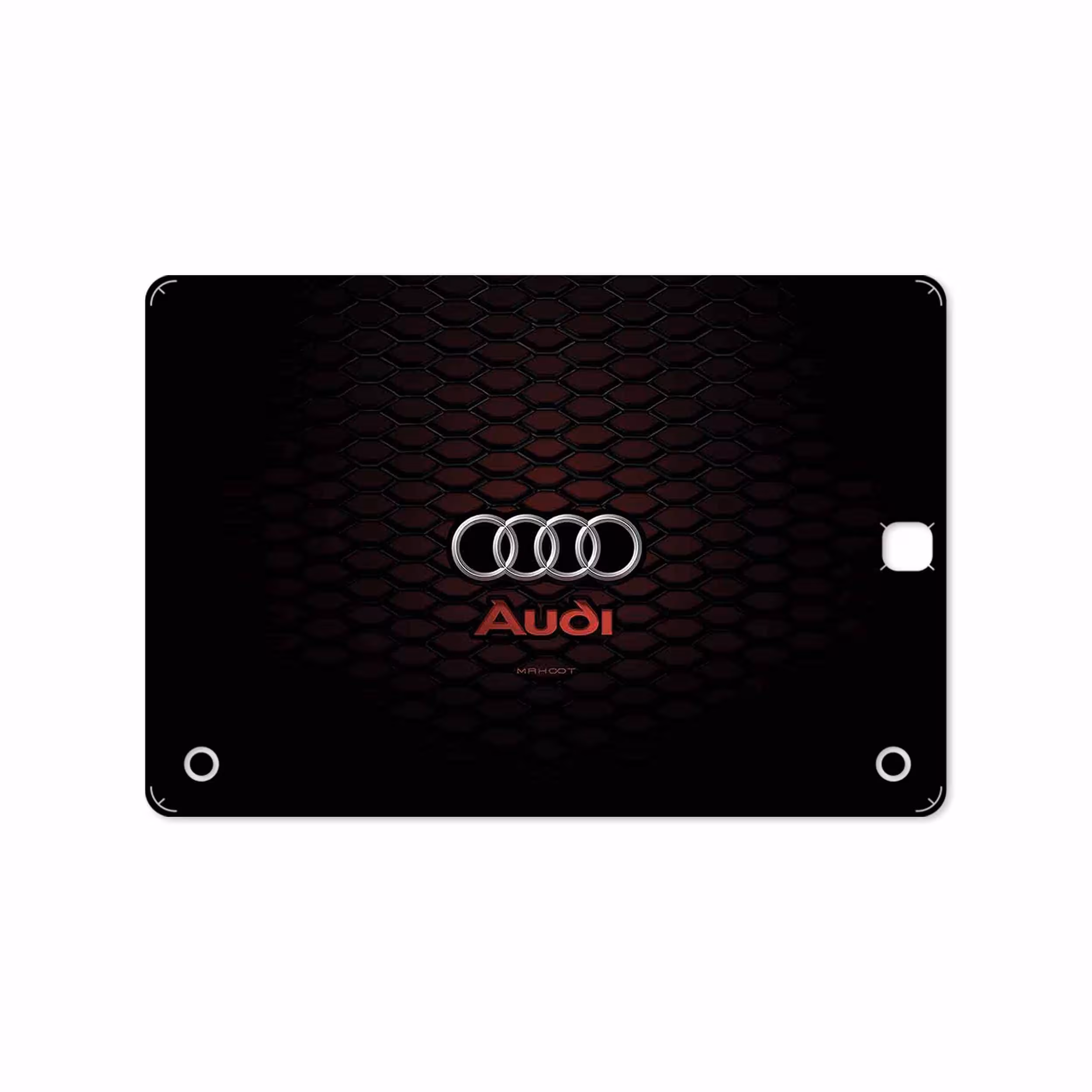 برچسب پوششی ماهوت مدل Audi AG مناسب برای تبلت سامسونگ Galaxy Tab A 9.7 2015 T555